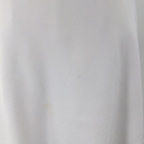 LULU'S SZ S Sleek Essence White Satin Halter Sleeveless Cocktail Mini Dress 0B10 - Picture 5 of 10
